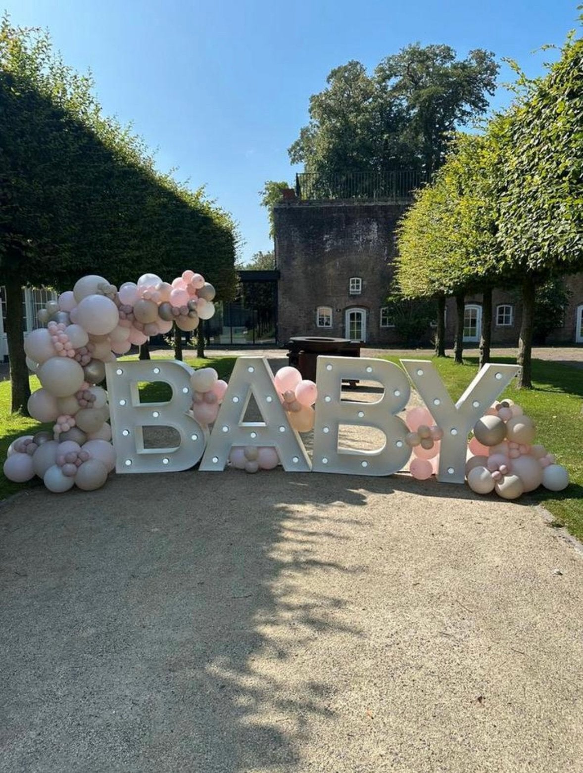 Genderreveal/ babyshower letters te huur., Ophalen, Geboorte of Huwelijk