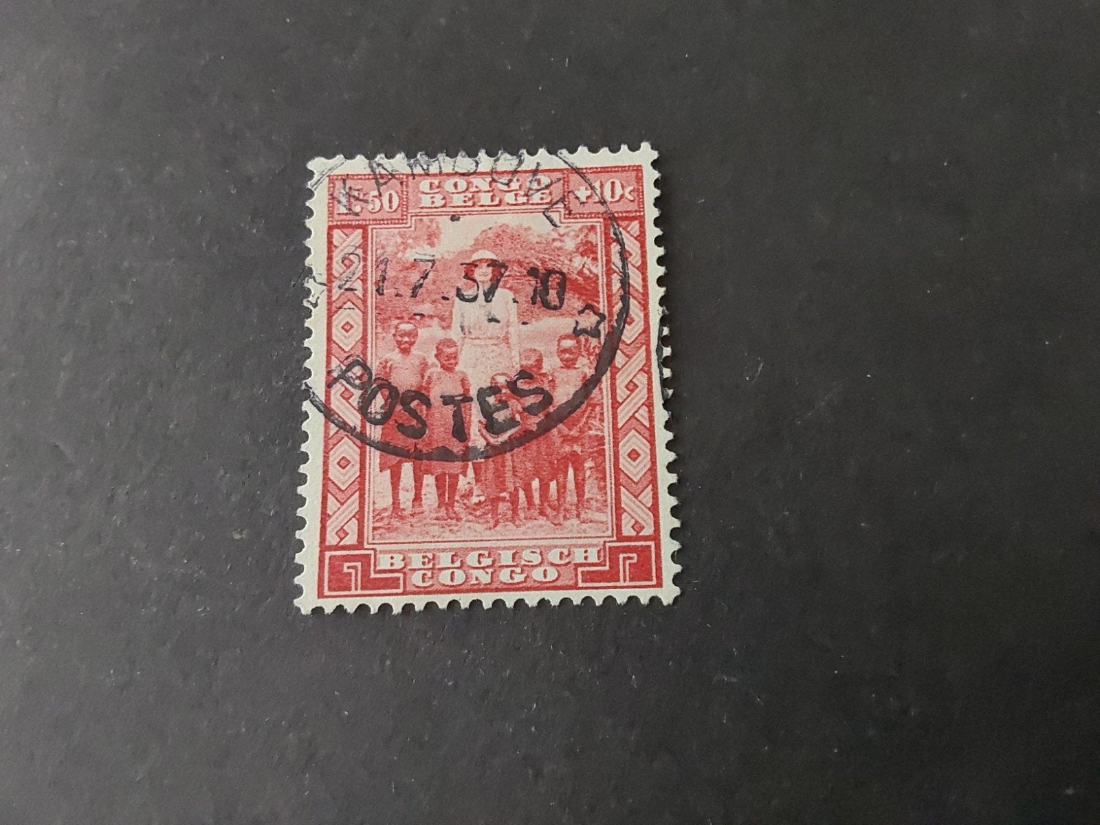Belgisch Congo, SG 218, Verzenden, Gestempeld