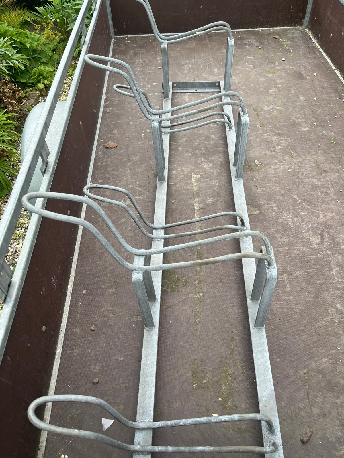 Gegalvaniseerde fietsenrek voor 6 fietsen, Ophalen, Gebruikt