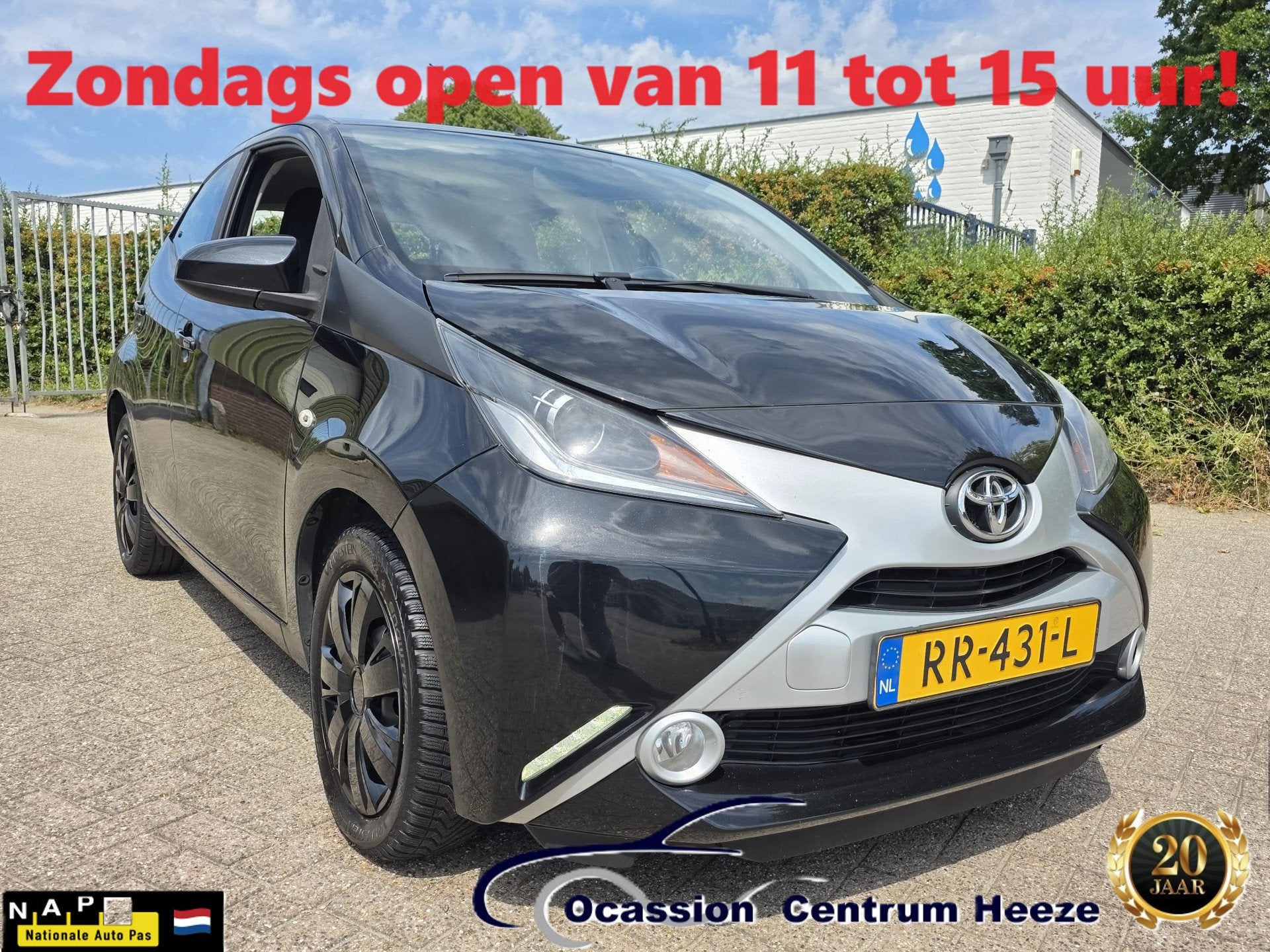 Toyota Aygo 1.0 VVT-i x-Play BLACK, Camera! Nwe Apk! SUMMER, Voorwielaandrijving, Stof, Gebruikt, Euro 6
