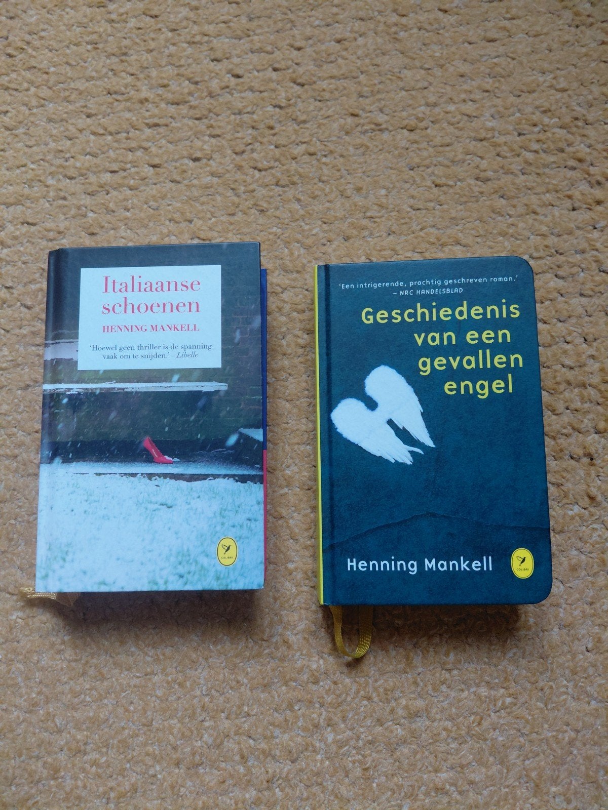 Boeken Henning Mankell: Italiaanse schoenen & Gevallen engel, Ophalen of Verzenden, Zo goed als nieuw, Henning Mankell, Europa overig