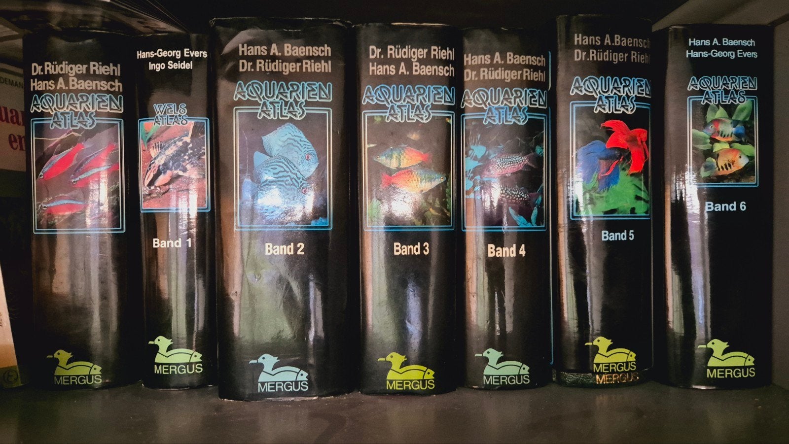 Aquarien Atlas - Complete set van 6 delen, Ophalen of Verzenden, Zo goed als nieuw, Overige onderwerpen, Riehl, Baensch, Evers, Seidel