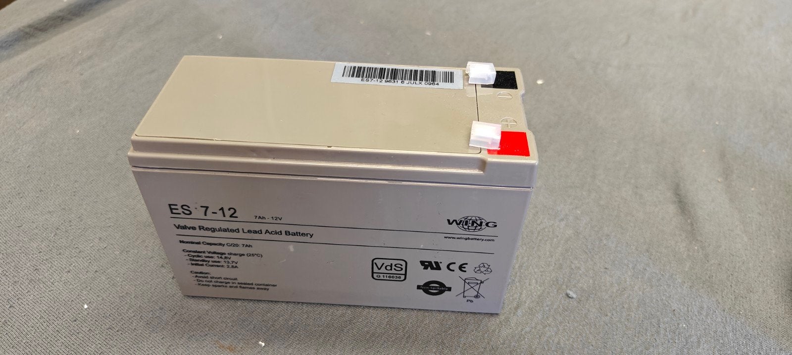 Accu 12V.  7Ah. Nieuw, Ophalen, Nieuw