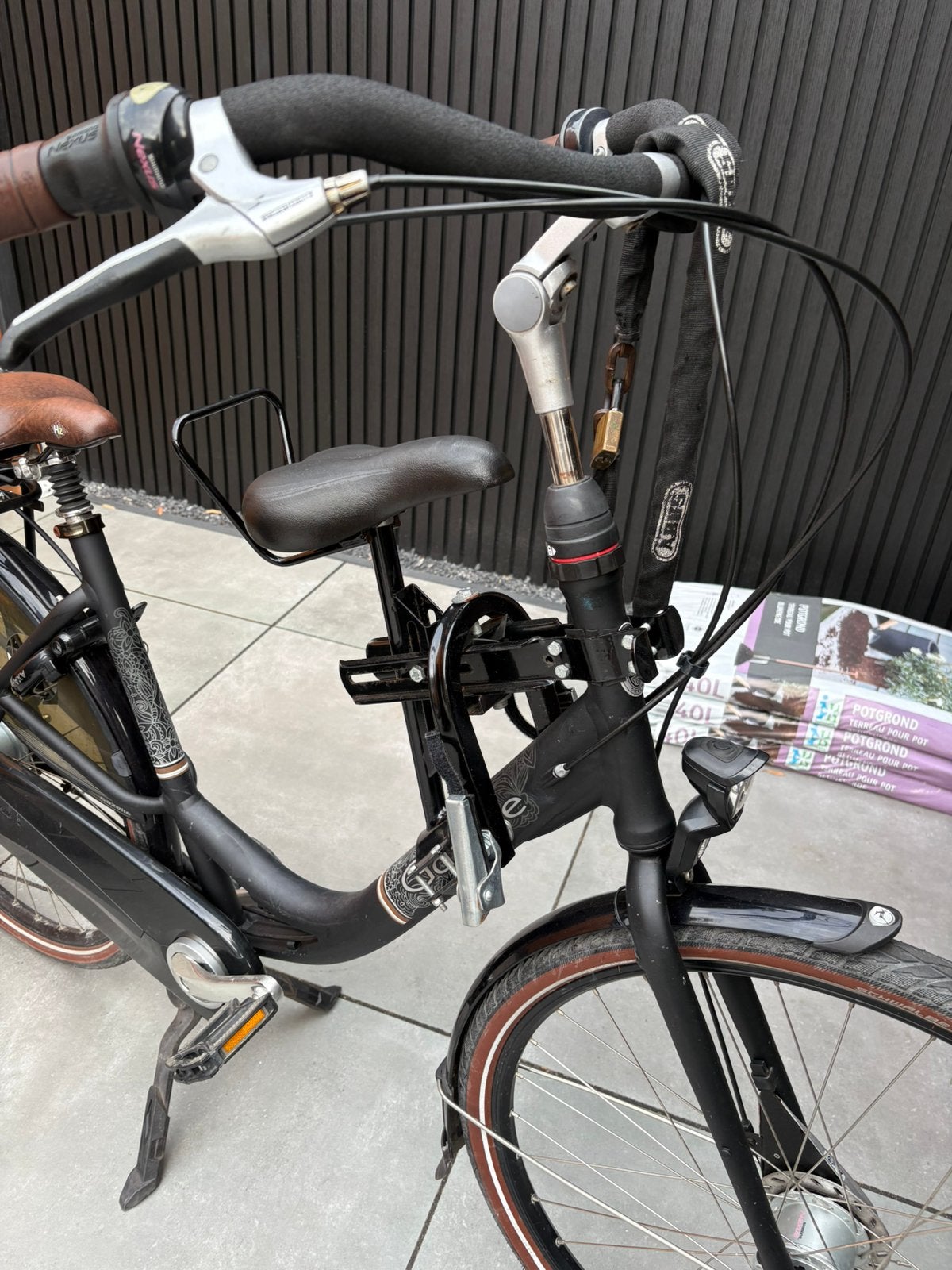 Kindervoorzitje voor fiets, Ophalen, Gebruikt