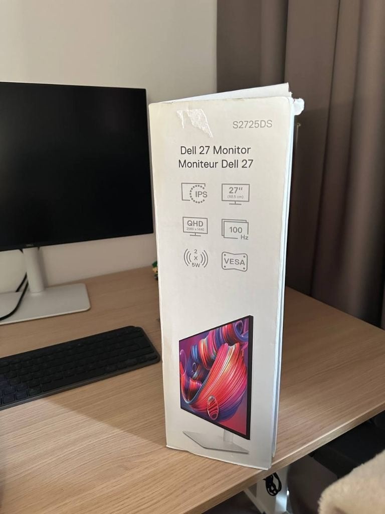 Dell 27 inch monitor S2725DS, Computers en Software, Monitoren, Ophalen, HDMI, IPS, In hoogte verstelbaar