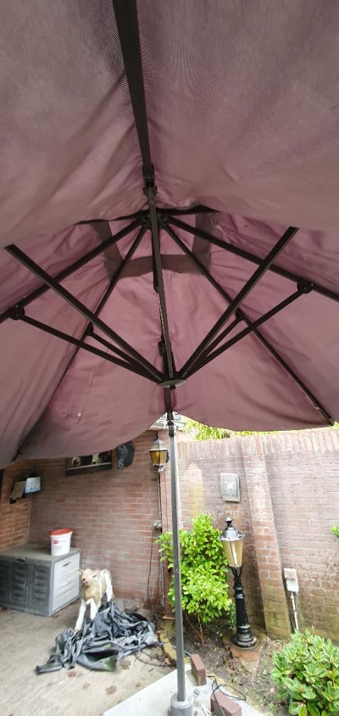 Parasol, Ophalen, Gebruikt, 2 tot 3 meter, Zweefparasol