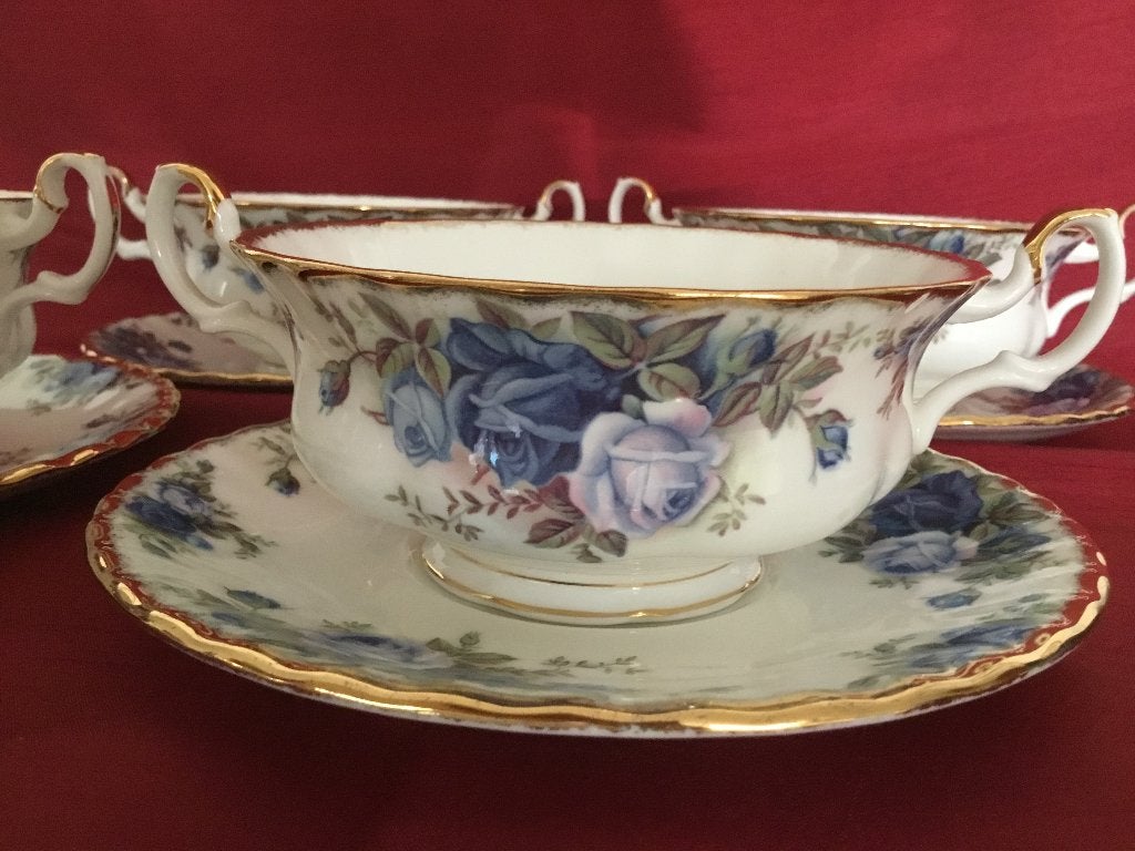 Royal Albert MOONLIGHT ROSE SOEPKOMMEN PER STUK, Ophalen of Verzenden