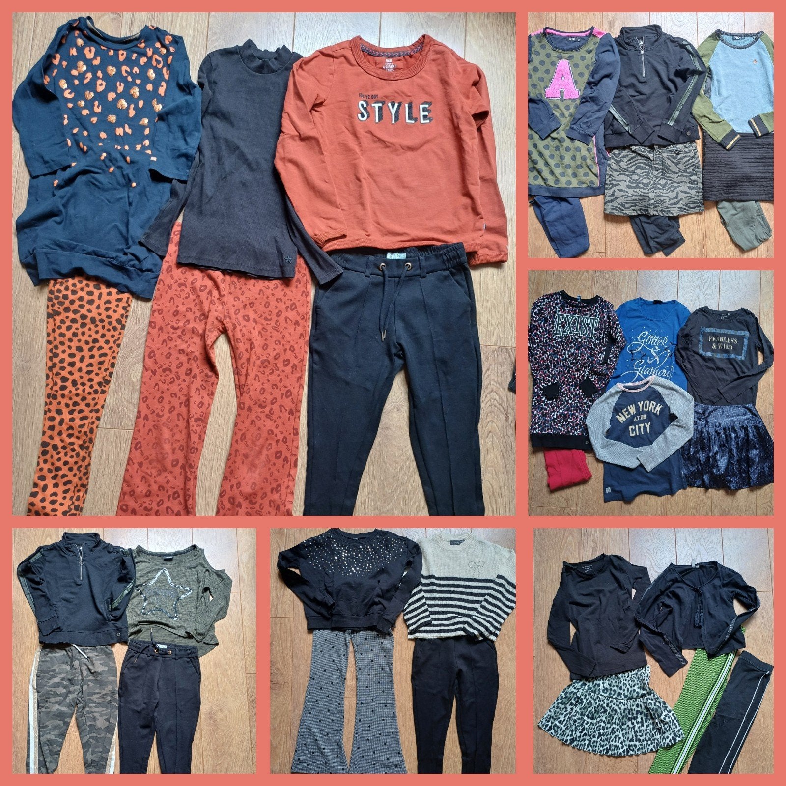 pakket meisje 134 140, o.a like flo, bnosy, vingino,, Ophalen of Verzenden, Maat 134
