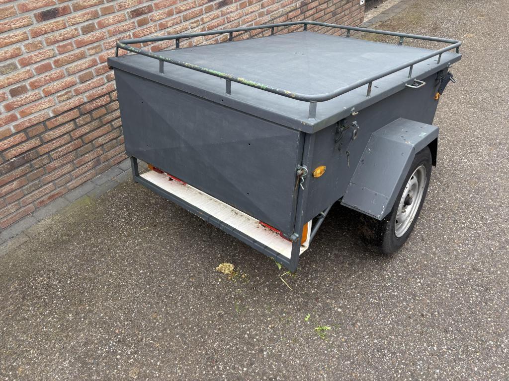 Bagagewagen aanhanger aanhangwagen enkelasser, Gebruikt