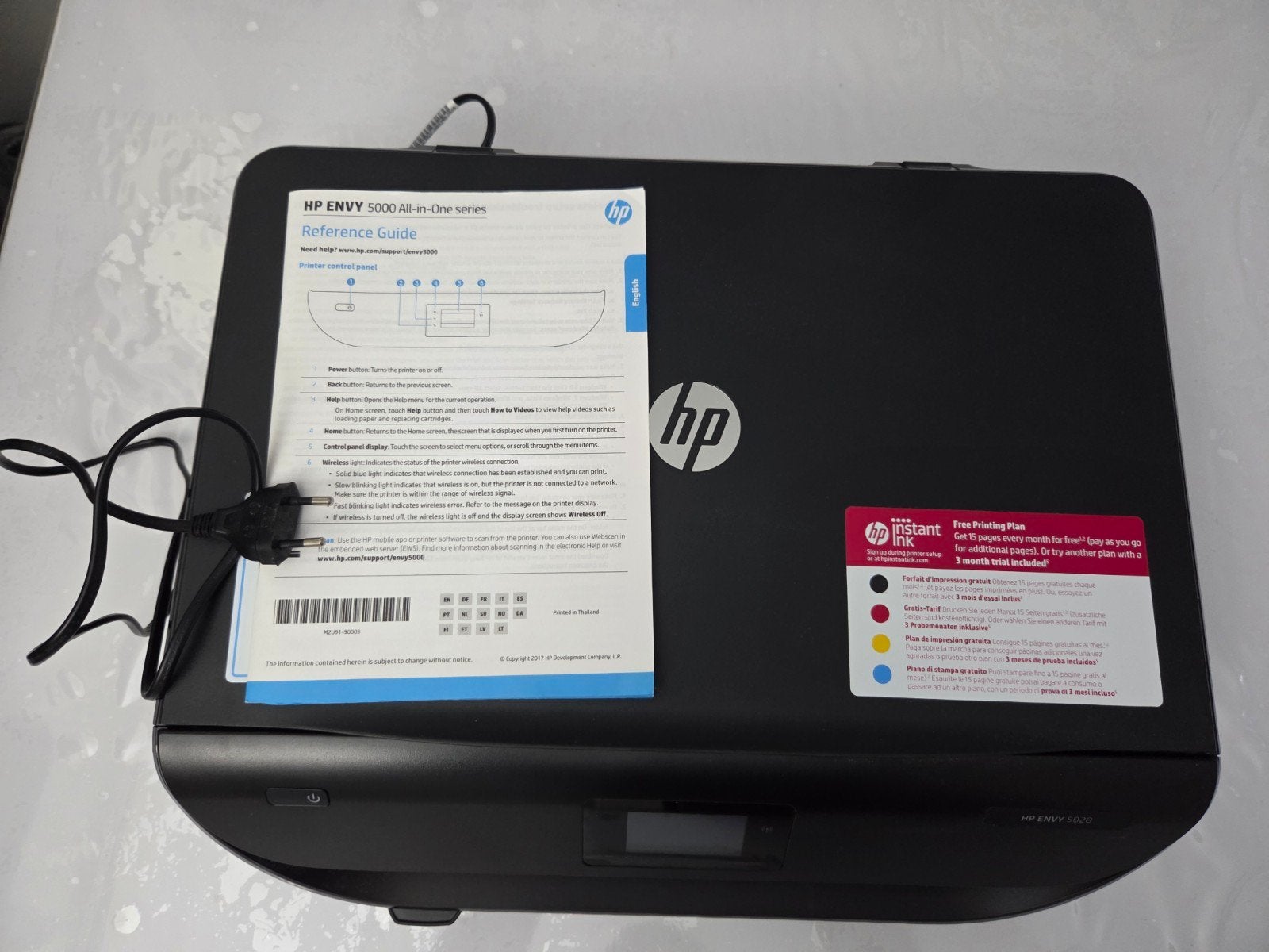 HP Envy 5020 All-in-One Printer - Zonder inkt, Computers en Software, Printers, Ophalen, Kleur printen, Gebruikt, Inkjetprinter