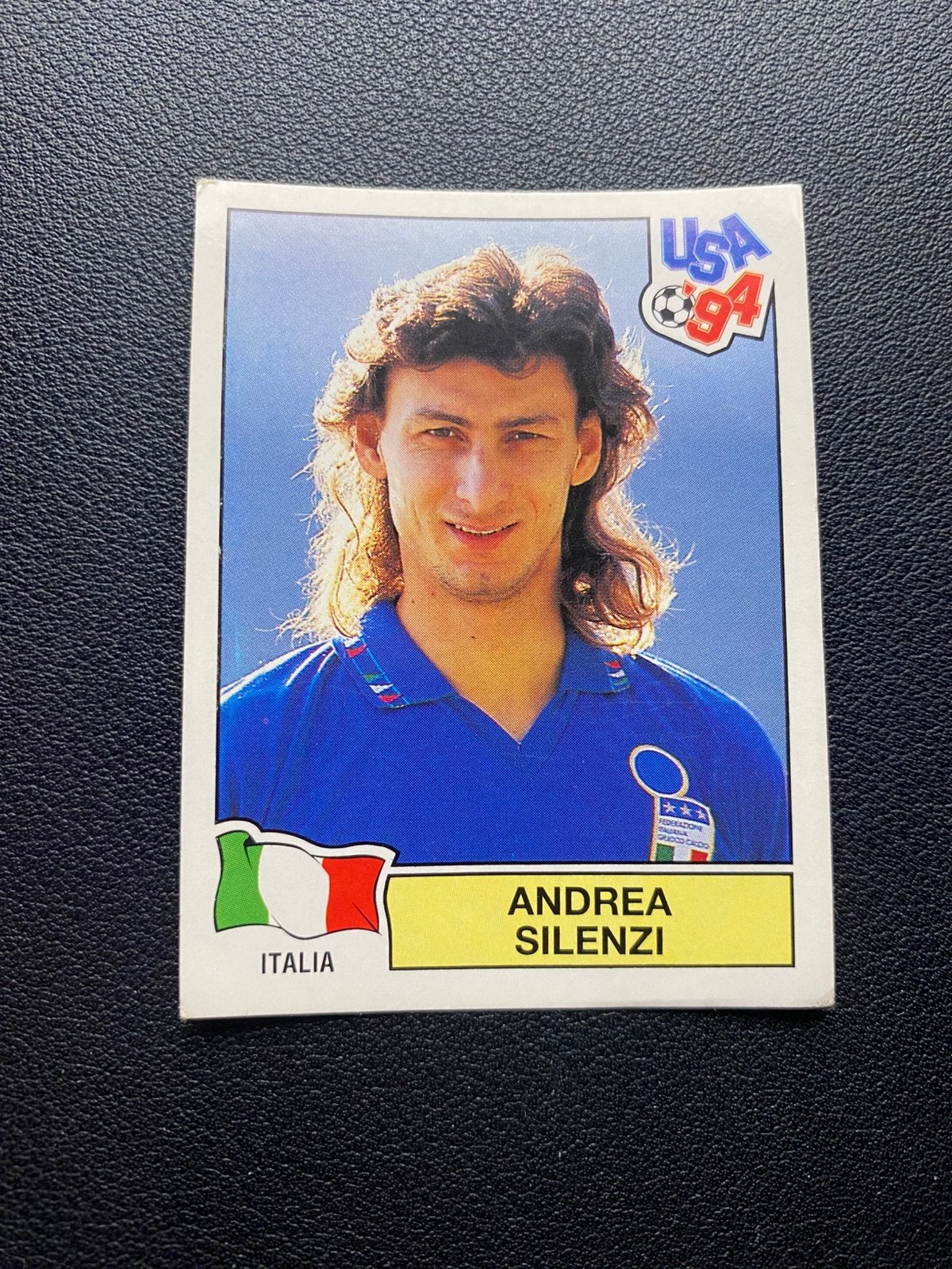 Andrea Silenzi - Italië - Panini WK 1994, Ophalen of Verzenden, Zo goed als nieuw, Buitenlandse clubs, Poster, Plaatje of Sticker