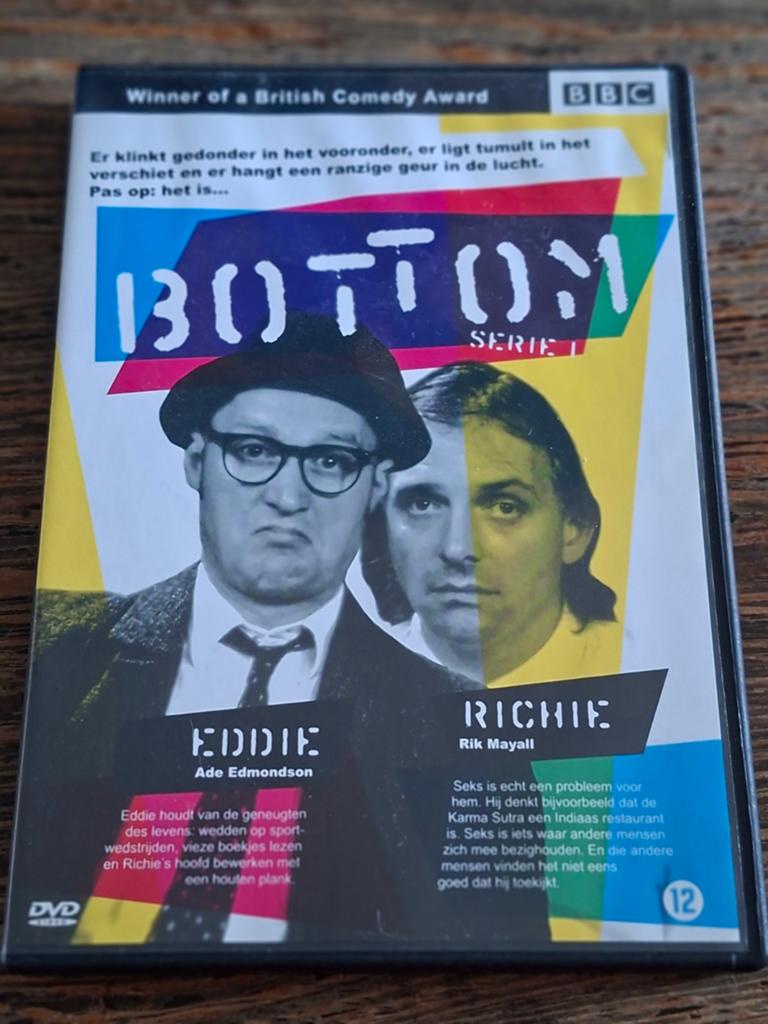 Bottom - Serie 1, Cd's en Dvd's, Dvd's | Tv en Series, Vanaf 12 jaar, Ophalen of Verzenden, Zo goed als nieuw, Komedie