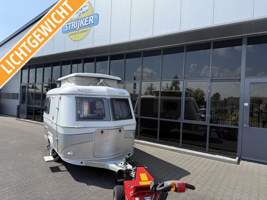 Eriba Touring GT Familia 310 Bed + Zit Slechts 680 KG Bj2007, Caravans en Kamperen, Caravans, Schokbreker, Bedrijf, Treinzit, Tot en met 3