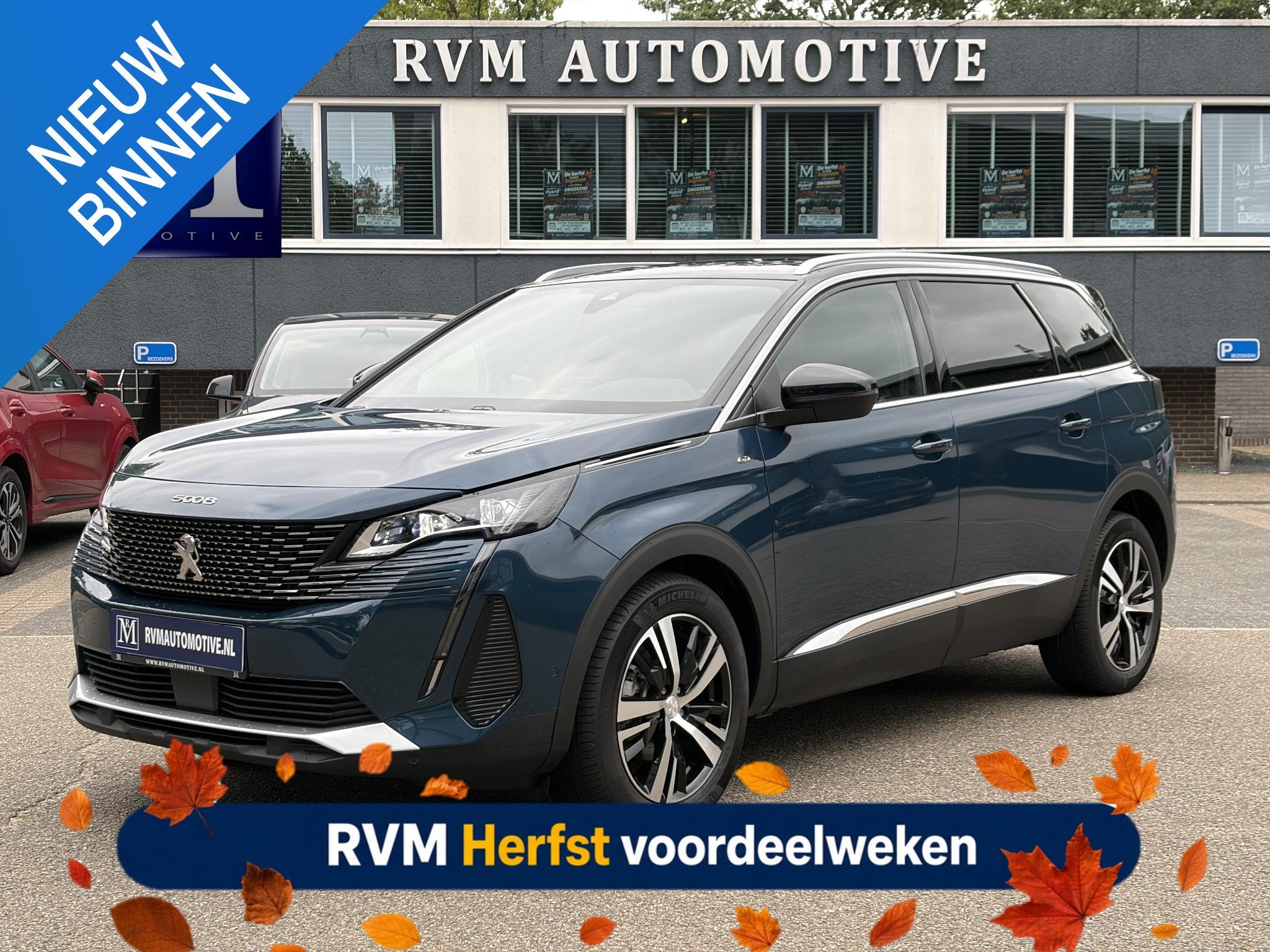 Peugeot 5008 1.2 GT HYBRID 136 7 PERSOONS| VAN:33.900,- VOOR, Auto's, 136 pk, Gebruikt, Euro 6, 1199 cc