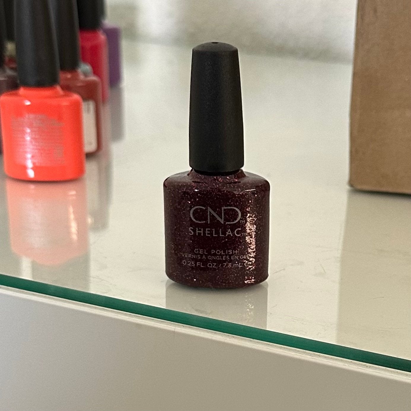 CND shellac garnet glamour, Ophalen of Verzenden, Zo goed als nieuw, Handen en Nagels
