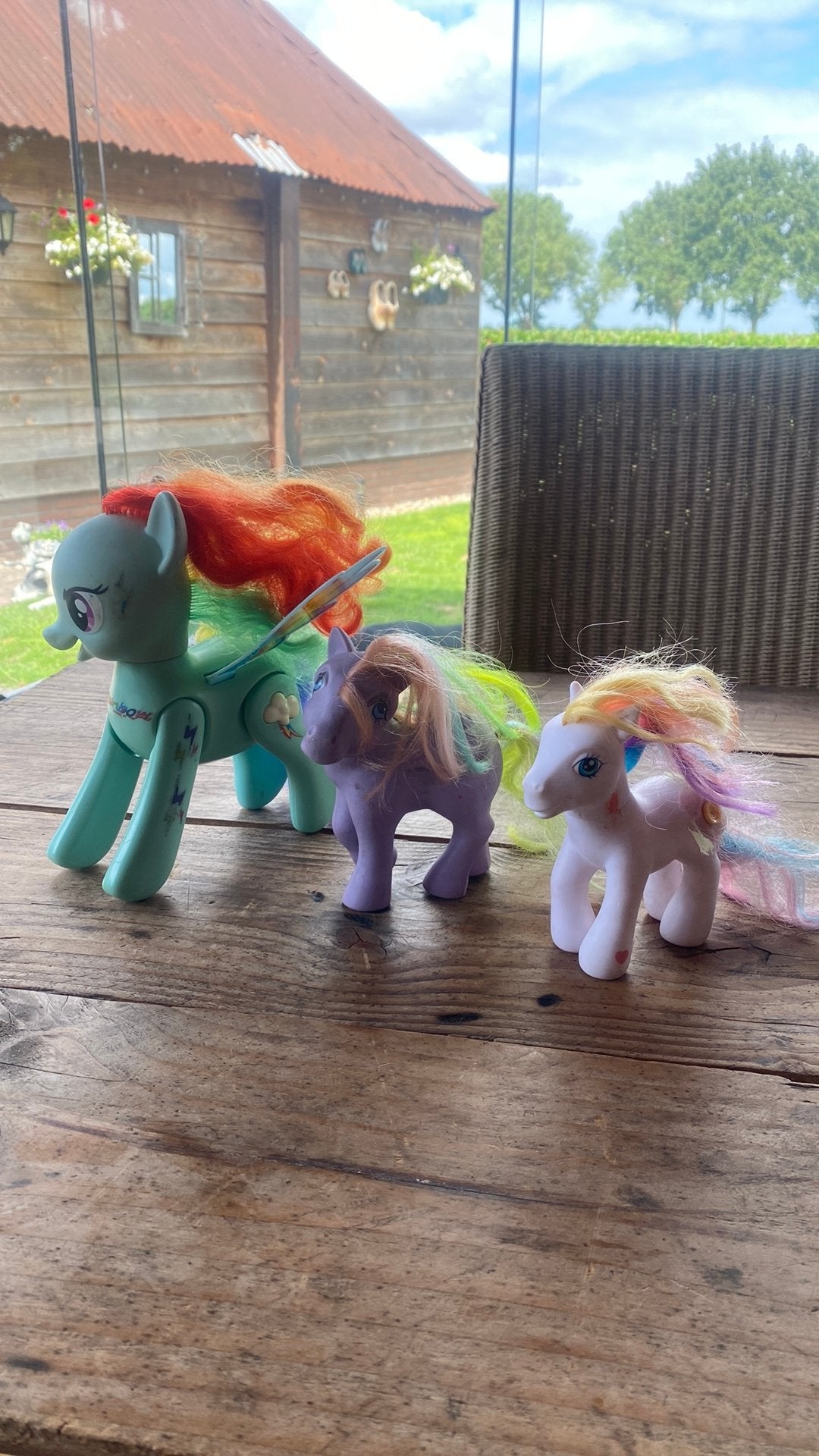 My little pony’s drie stuks, Ophalen of Verzenden, Zo goed als nieuw