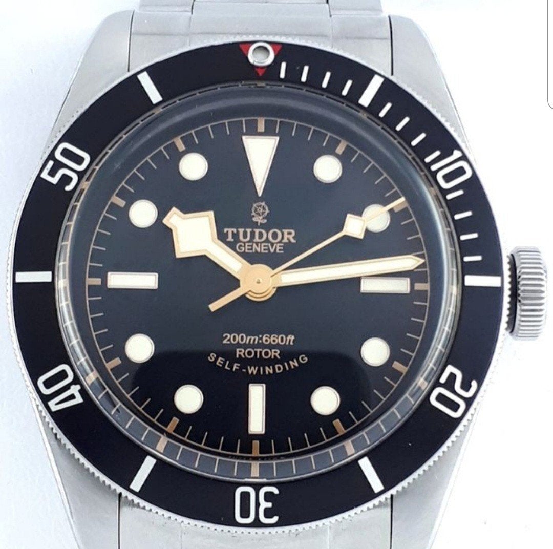 Tudor Black Bay Heritage 79220N Smiley - Collector's Item, Overige merken, Staal, Staal, Polshorloge