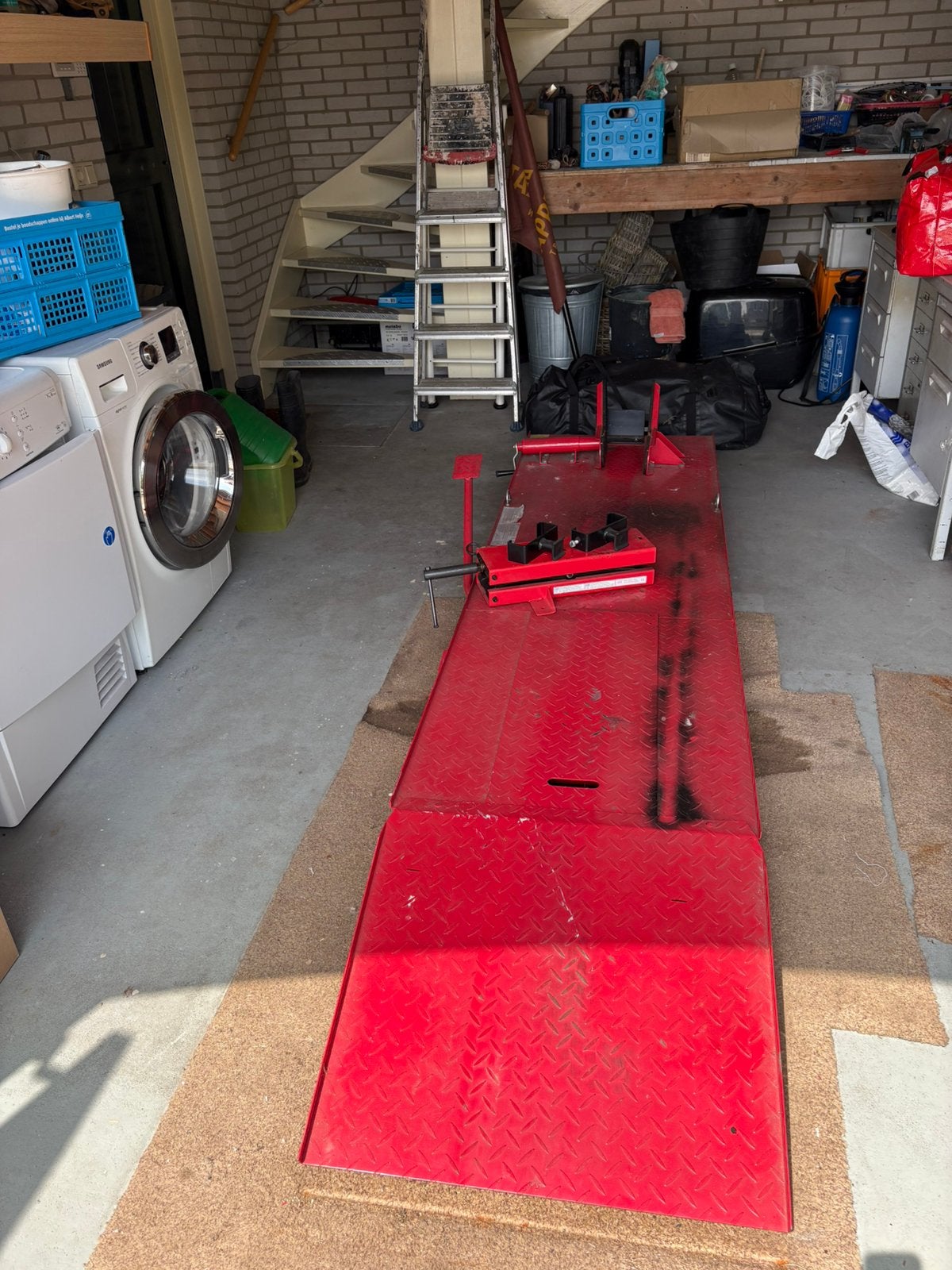 Moror of scooter brug met perslucht aansluiting, Motoren, Accessoires | Onderhoudsmiddelen, Ophalen