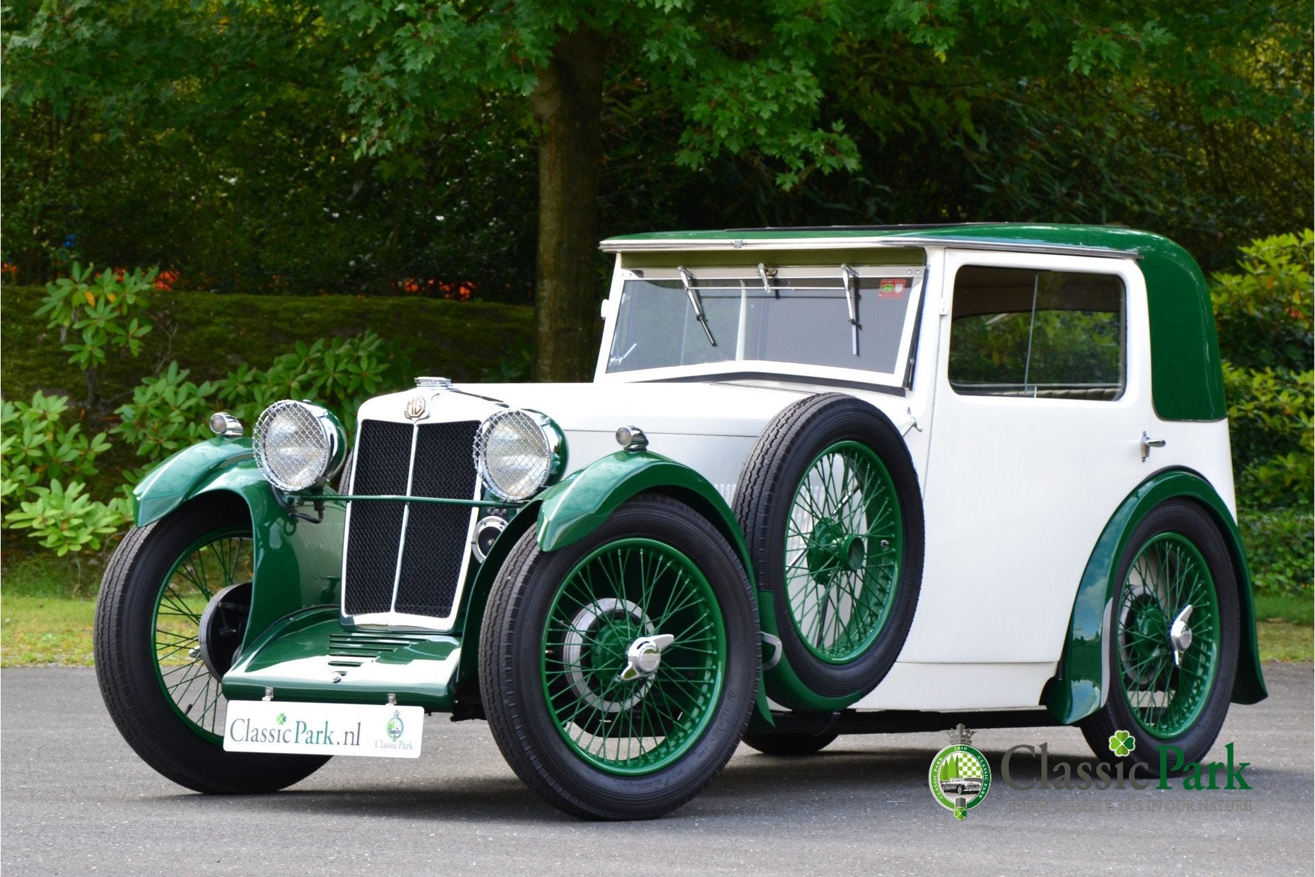 MG F-Type Magna Salonette (bj 1932), Auto's, Oldtimers, Lederen bekleding, Leder, Handgeschakeld, MG