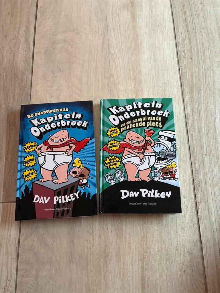 Kapitein onderbroek.Kapitein onderbroek en de pratende plees, Ophalen of Verzenden, Zo goed als nieuw, Verhalen