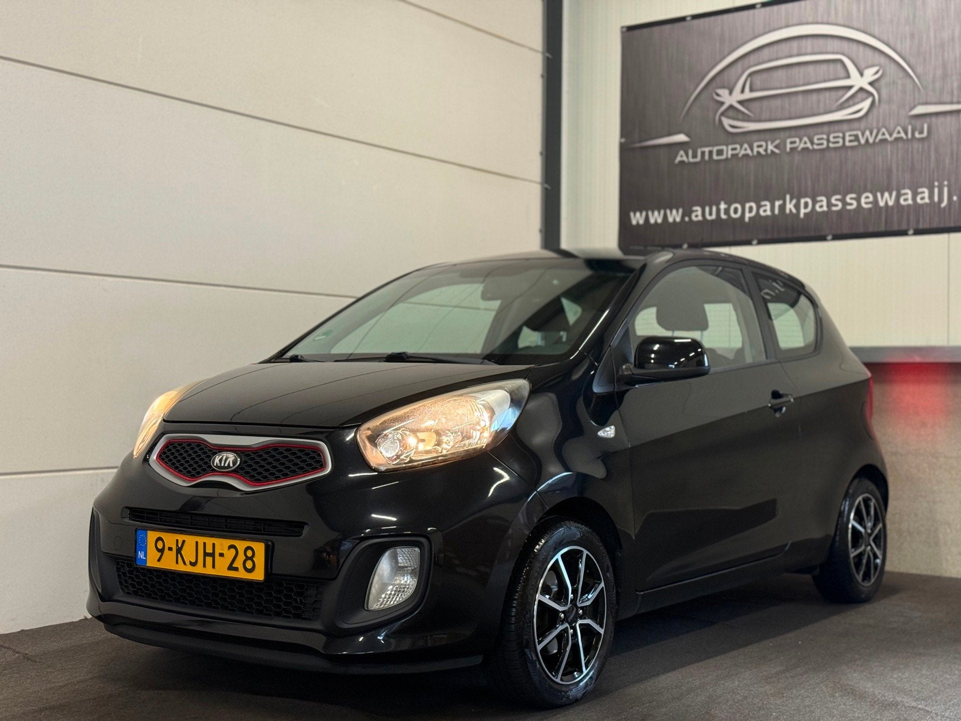 Kia Picanto 1.2 CVVT Comfort Pack Apple Carplay, Airco, Elek, Auto's, Gebruikt, Zwart, 4 cilinders, Zwart
