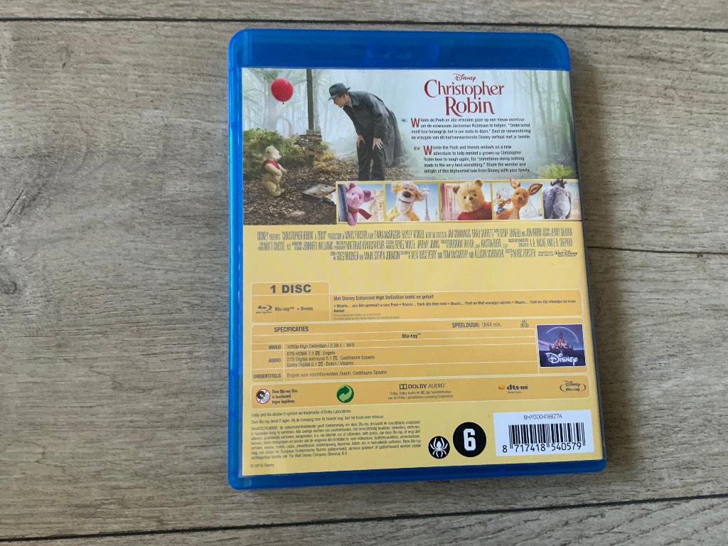 DVD Blu-Ray Janneman Robinson & Poeh Blu Ray Bluray, Ophalen of Verzenden, Zo goed als nieuw