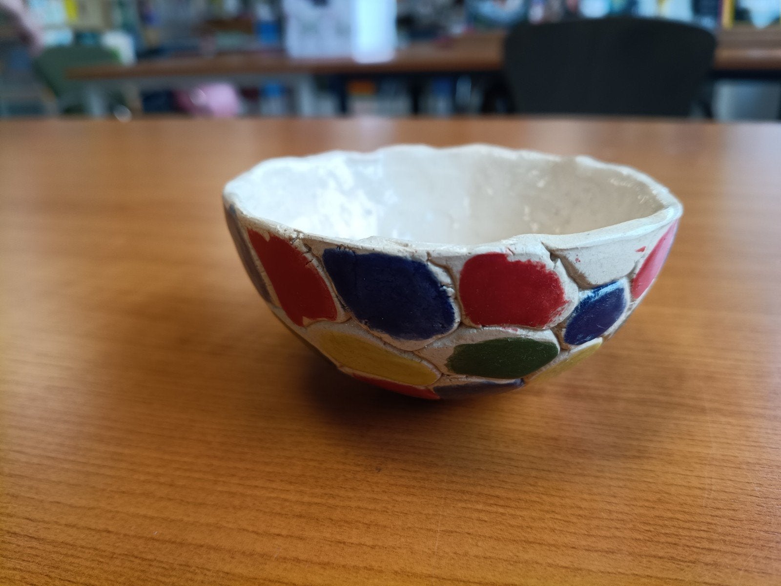 Handgemaakt keramieken sier kommetje, te koop., Ophalen
