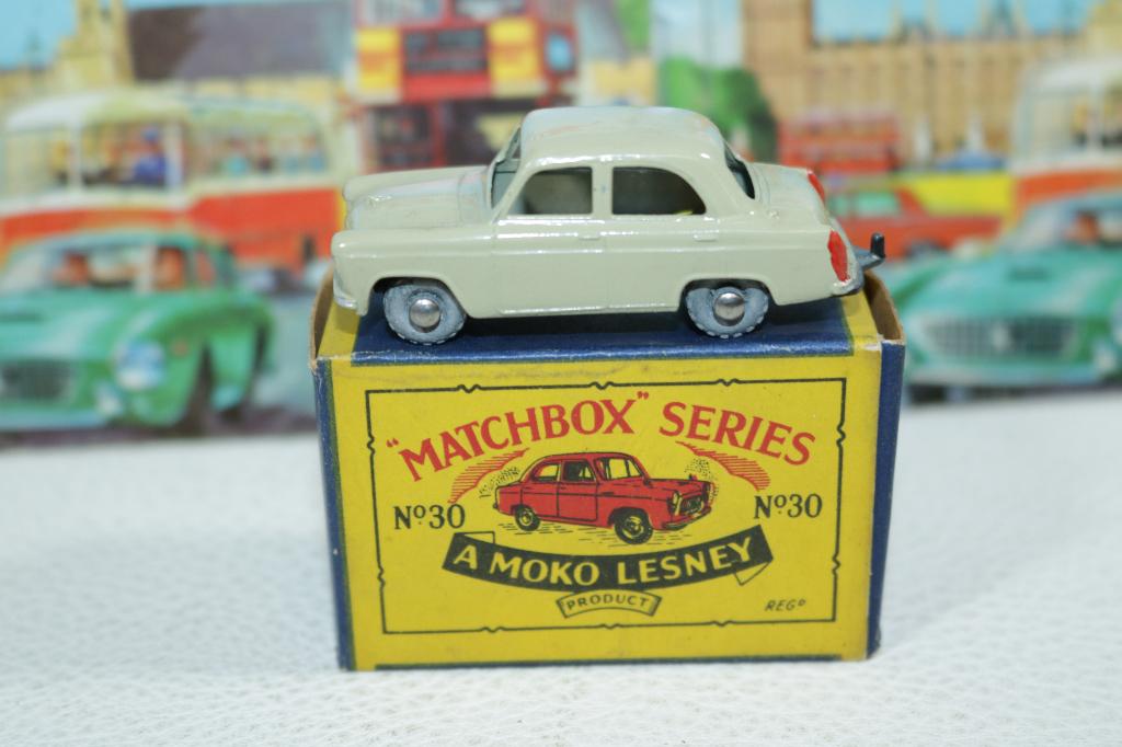 Matchbox 30a Ford Prefect en die is perfect mint in box, Ophalen of Verzenden, Nieuw, Auto, Matchbox