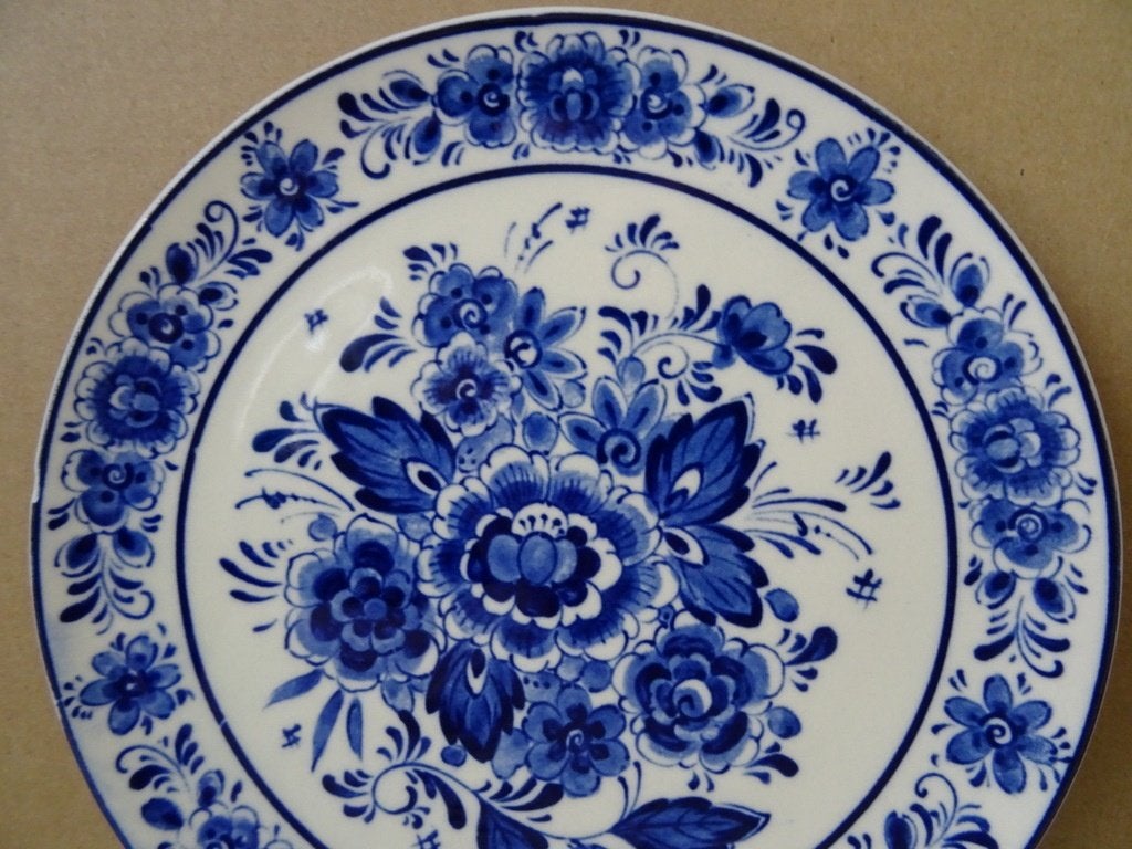 Vintage wandbord Royal Delft 19cm Royal Delfts Handwerk 1970, Antiek en Kunst, Ophalen of Verzenden