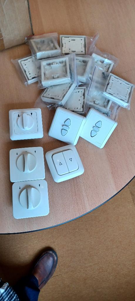 Schakelaars Somfy ook draadloos, Minder dan 100 cm, Wit, Nieuw, Elektrische bediening