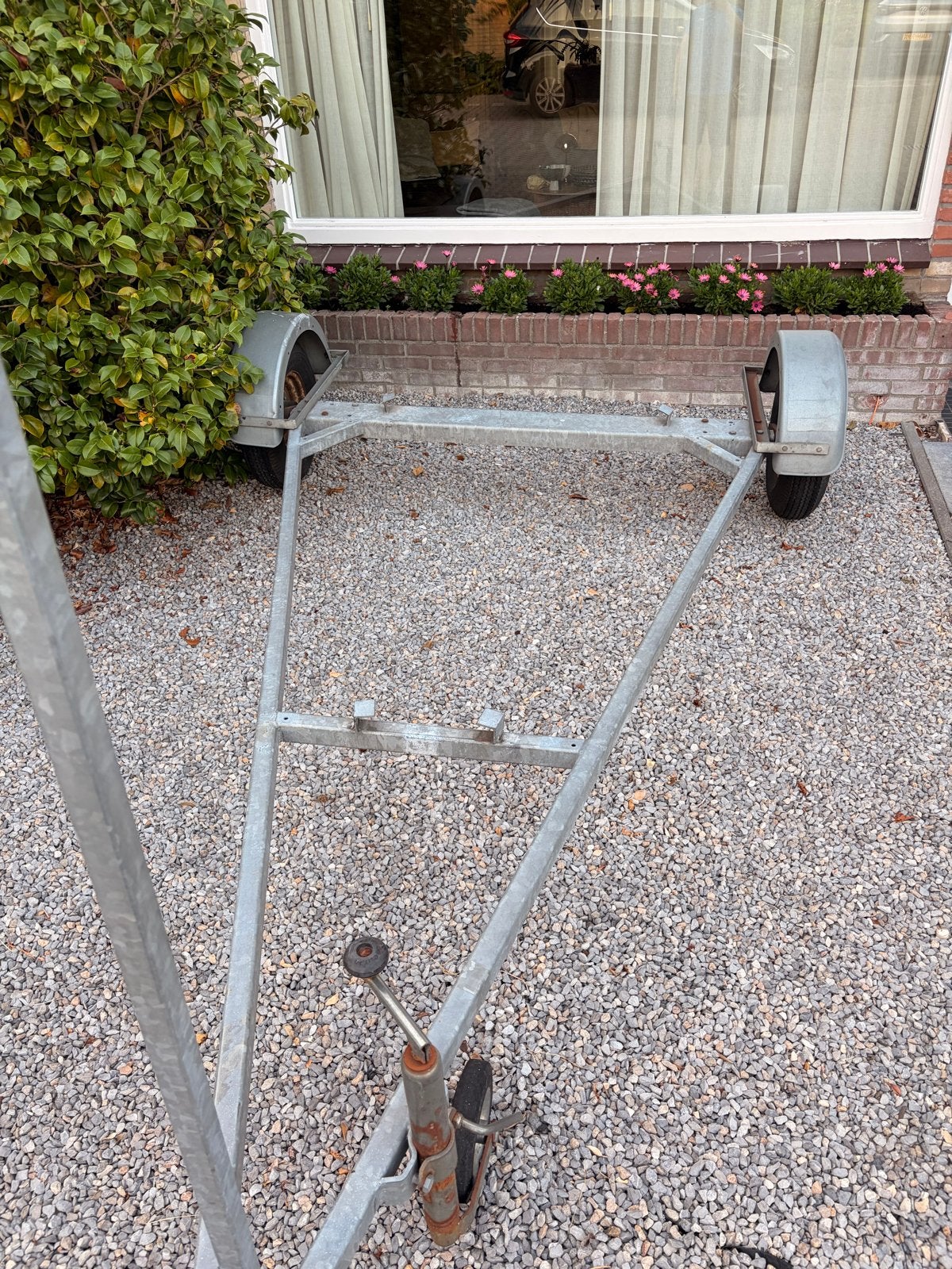 Kleine boottrailer / aanhanger voor lichte boot, Watersport en Boten, Ophalen, Gebruikt