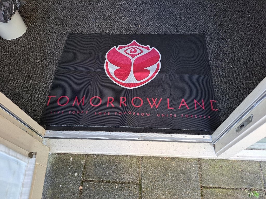 deurmat Tomorrowland, Verzamelen, Ophalen of Verzenden, Nieuw, Gebruiksvoorwerp