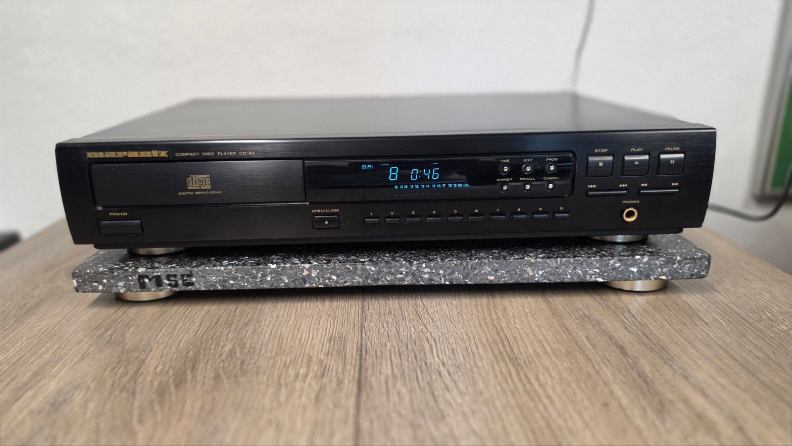 Marantz CD43 bitstream Compact Disc speler, Marantz, Gebruikt, Ophalen of Verzenden, Rua 197