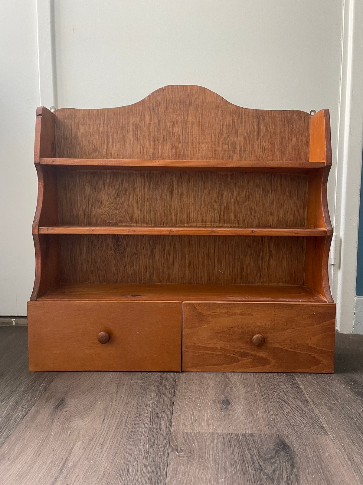 Vintage kruidenkast wandrek, Ophalen, Gebruikt, Minder dan 150 cm, Minder dan 25 cm
