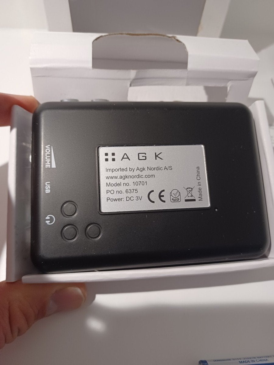 AGK Cassette-Converter met USB-aansluiting, Ophalen of Verzenden, Enkel, Overige merken, Tape counter