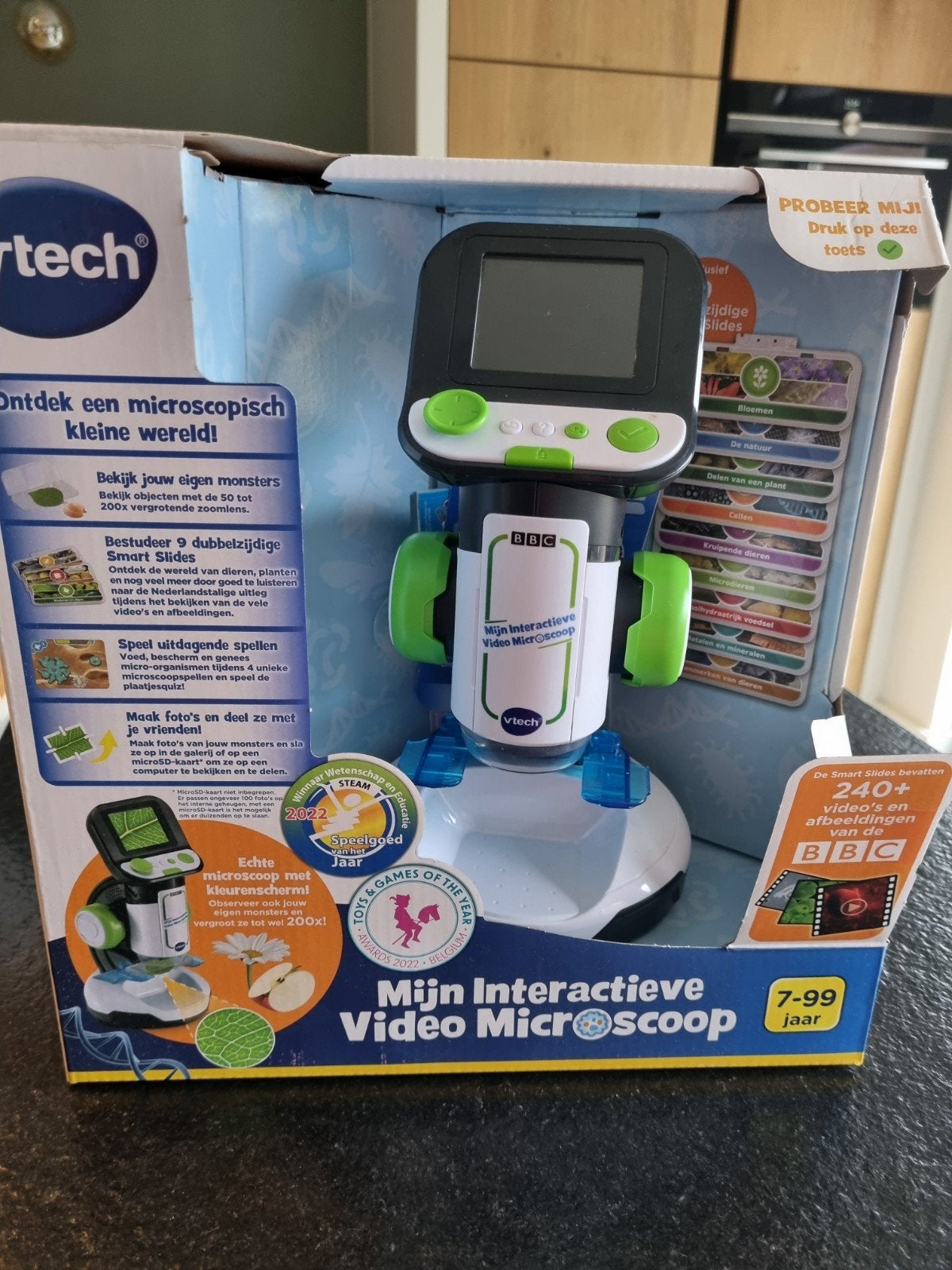VTech Mijn Interactieve Video Microscoop - Zo goed als nieuw, Ophalen of Verzenden, Zo goed als nieuw, Minder dan 400x, Biologische microscoop