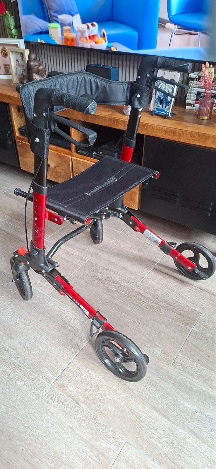 inklapbare rollator, Ophalen
