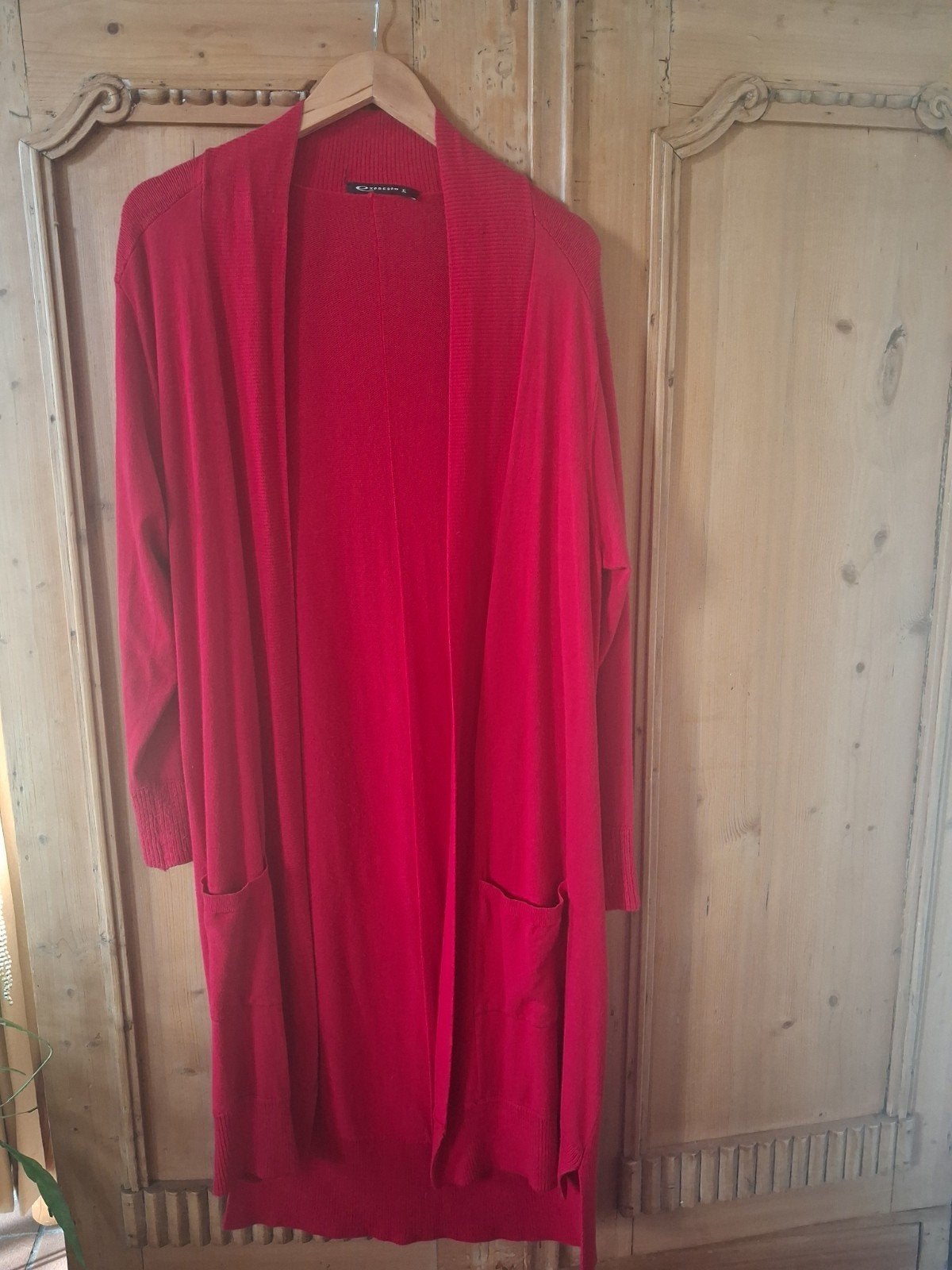 Lange rood vest van Expresso, maat XL, Expresso, Maat 46/48 (XL) of groter, Ophalen of Verzenden, Zo goed als nieuw