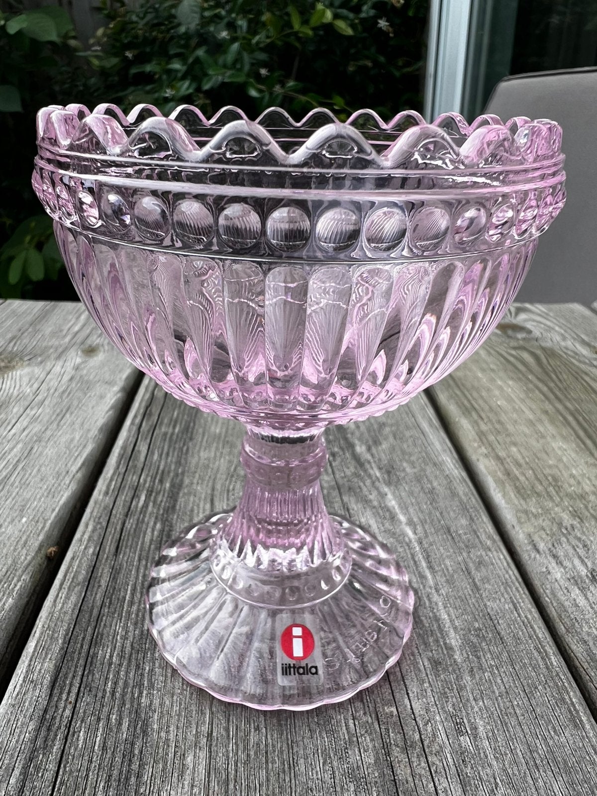Iittala Marimekko Mariskooli Schaal Pale Pink 12,5 cm, Huis en Inrichting, Ophalen of Verzenden, Overige stijlen, Glas, Schaal of Schalen