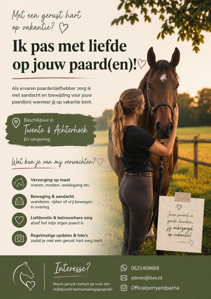 Paarden oppas
