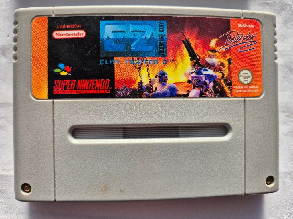 CLAY FIGHTER 2, Spelcomputers en Games, Games | Nintendo Super NES, Gebruikt, 1 speler, Racen en Vliegen, Ophalen of Verzenden