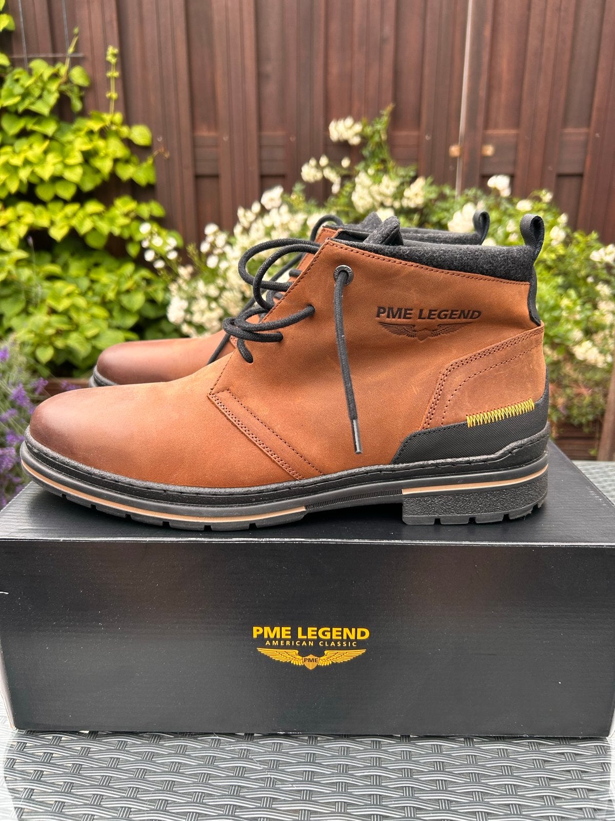 PME Legend Fleetman Boots Cognac Maat 45, Kleding | Heren, Schoenen, Verzenden, Nieuw, Bruin, Boots