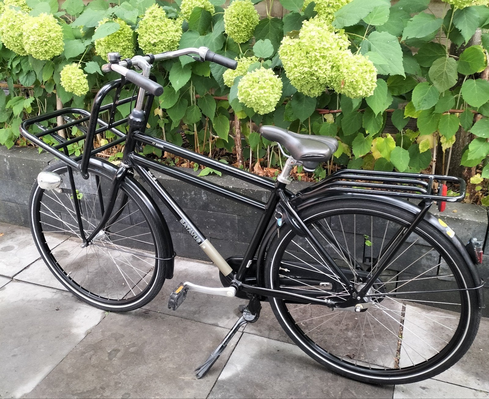 Batavus Transporter, dubbele stang, voorrekje , 28 inch., Ophalen, Terugtraprem, Versnellingen, Batavus
