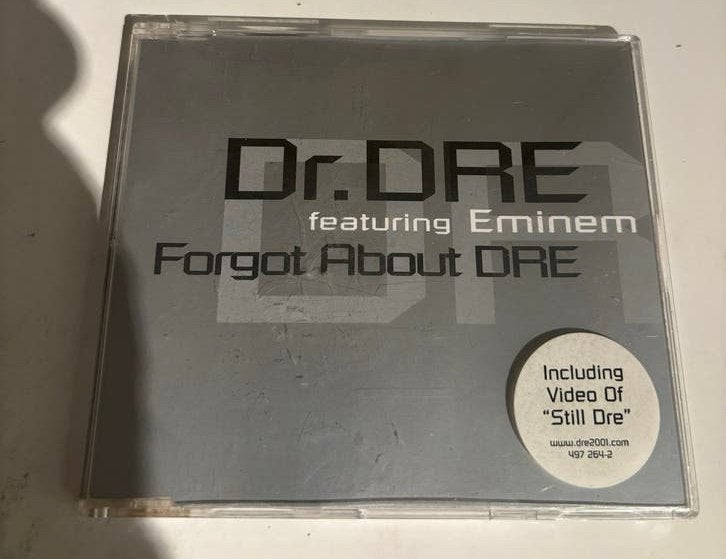 Dr. Dre featuring Eminem - Forgot About Dre CD Single, Ophalen of Verzenden, Gebruikt, Hiphop en Rap, Inclusief doosje
