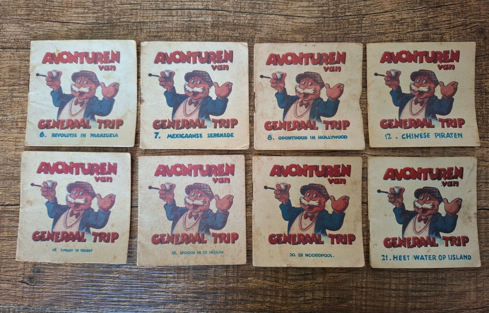 Avonturen van Generaal Trip 1948,Toonder studio's nv.de Faam, Gelezen, Ophalen of Verzenden, Meerdere stripboeken, Toonder Studio's