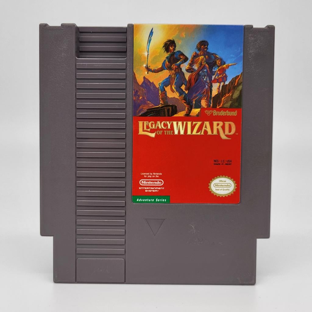 Legacy of the Wizard - Nintendo NES Cartridge - USA, Gebruikt, 1 speler, Ophalen of Verzenden, Role Playing Game (Rpg)