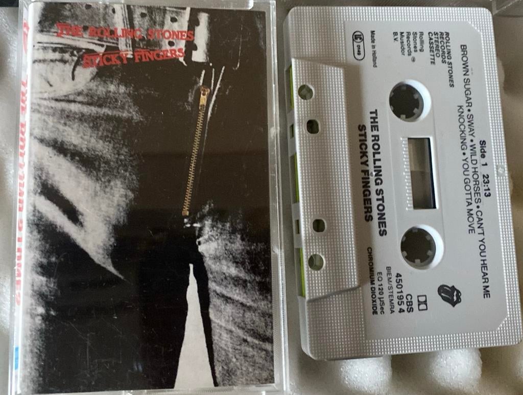 Rolling Stones Sticky Fingers, Cd's en Dvd's, 1 bandje, Ophalen of Verzenden, Zo goed als nieuw, Origineel