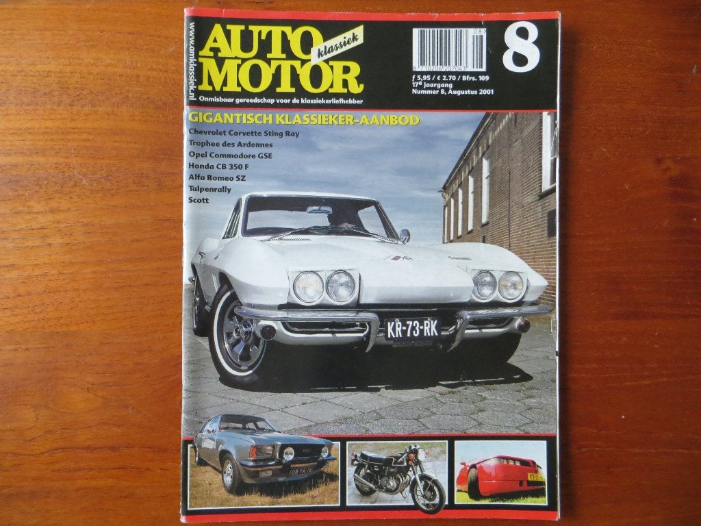 Auto Motor Klassiek 8 2001 Corvette, Commodore GSE, Alfa SZ, Ophalen of Verzenden, Nieuw, Alfa Romeo