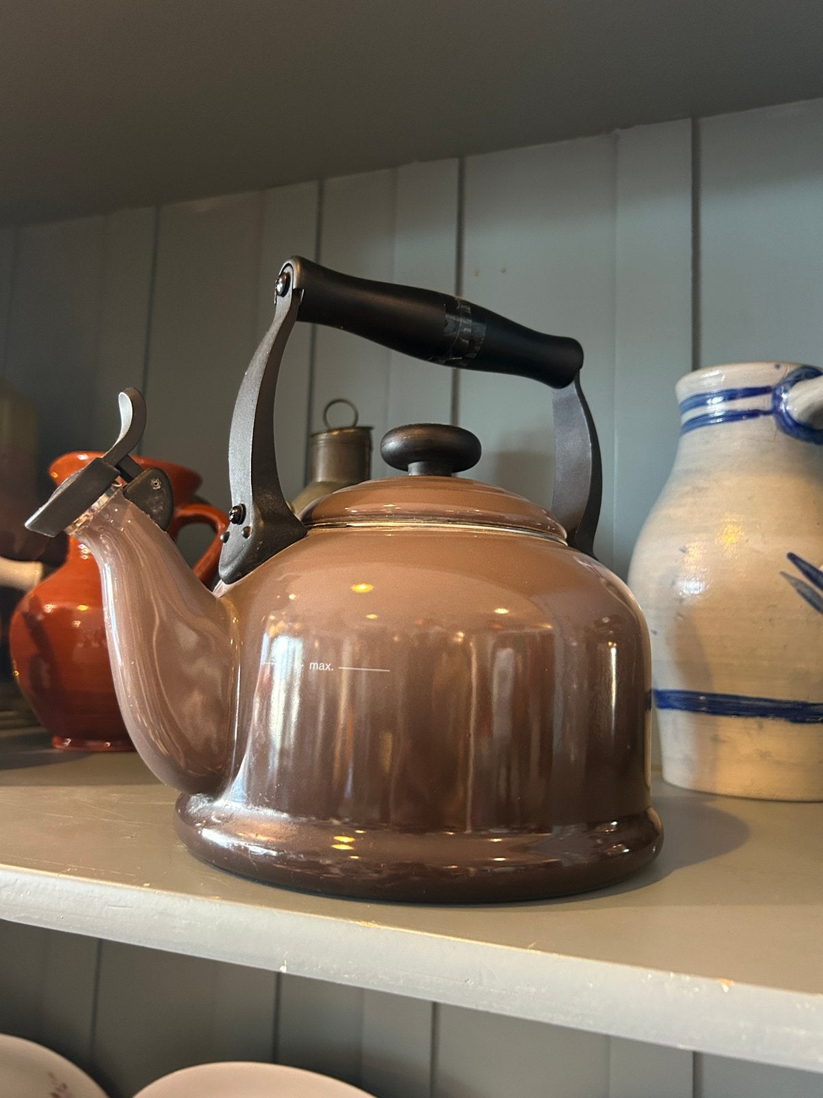 Le Creuset fluitketel, Witgoed en Apparatuur, Waterkokers, Ophalen of Verzenden, Zo goed als nieuw