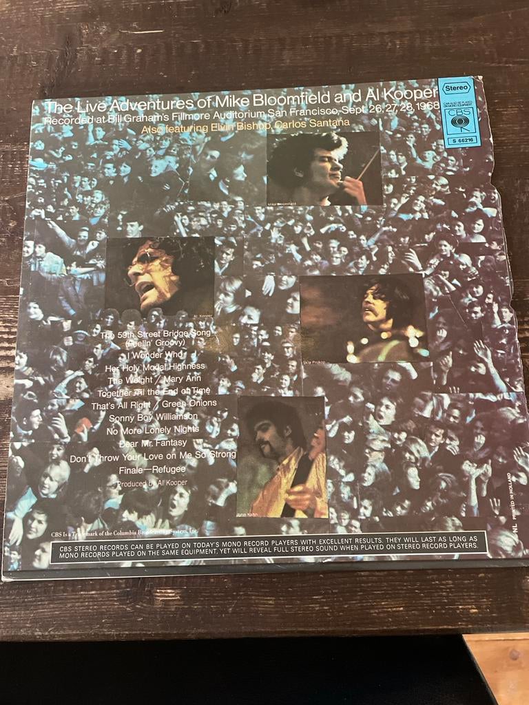 Mike Bloomfield & Al Kooper - Live Adventures LP, Ophalen of Verzenden, Gebruikt, 12 inch, Poprock